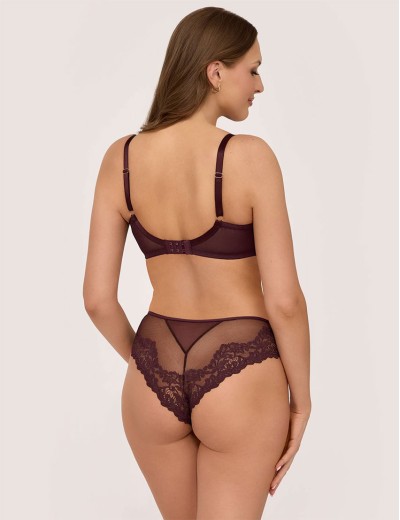 Бюстгальтер полупоролон Ava SOLENE 2233 PU chocolate brown, Цвет: шоколад, Размеры: 75E, изображение 8