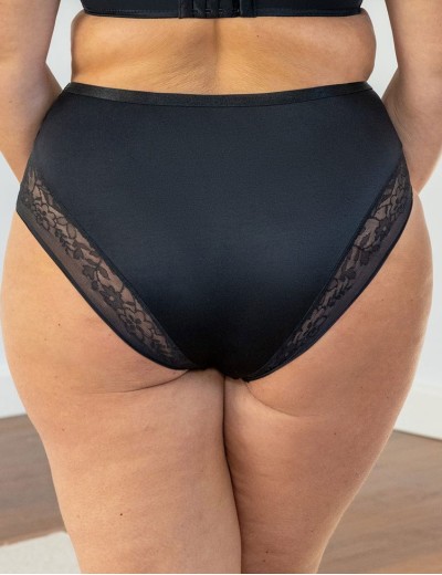 Трусы высокие Kris Line NOA briefs high waist, Цвет: черный, Размеры: 3XL, изображение 2