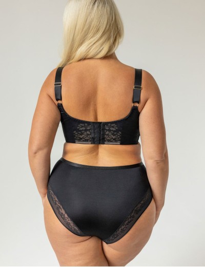 Трусы высокие Kris Line NOA briefs high waist, Цвет: черный, Размеры: 3XL, изображение 4