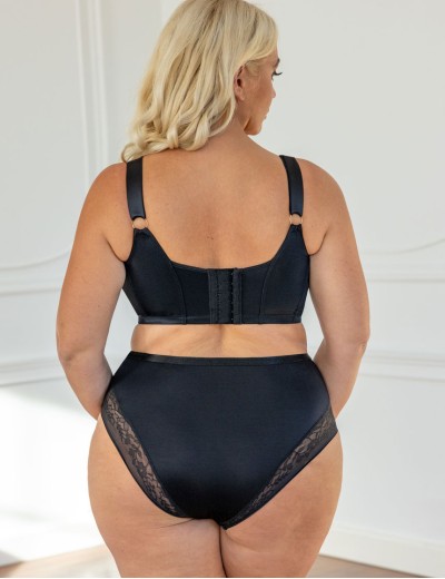 Бюстгальтер без косточек Kris Line NOA soft pro comfort no wire, Цвет: черный, Размеры: 100D, изображение 5