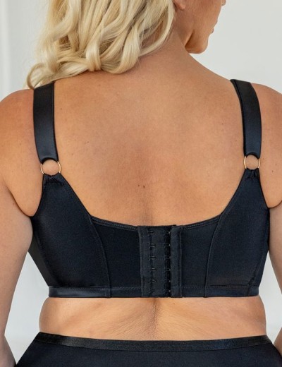 Бюстгальтер без косточек Kris Line NOA soft pro comfort no wire, Цвет: черный, Размеры: 100D, изображение 2