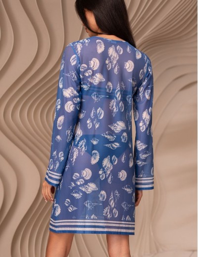 Короткая туника Mia-Amore UNDINA 2400, Цвет: синий, Размеры: 3XL, изображение 2