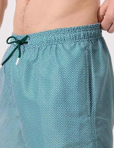 Мужские пляжные шорты Ysabel Mora BUBBLE 90386, Цвет: зелёный, Размеры: 2XL, изображение 3