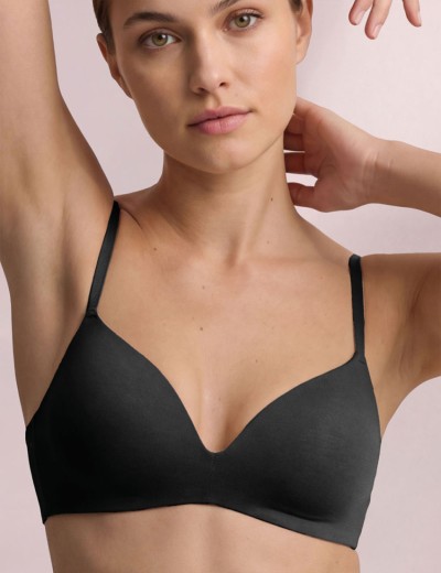 Бесшовный бюстгальтер без косточек Infiore NATURALFIT 771 nero, Цвет: nero (черный), Размеры: 75B, изображение 4