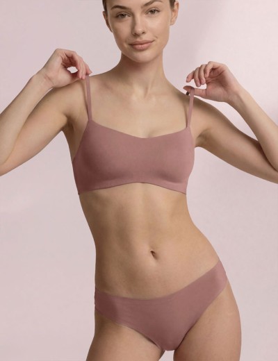 Бюстгальтер топ из хлопка Infiore NATURALFIT 772 caramel, Цвет: caramel (карамель), Размеры: 75B, изображение 5