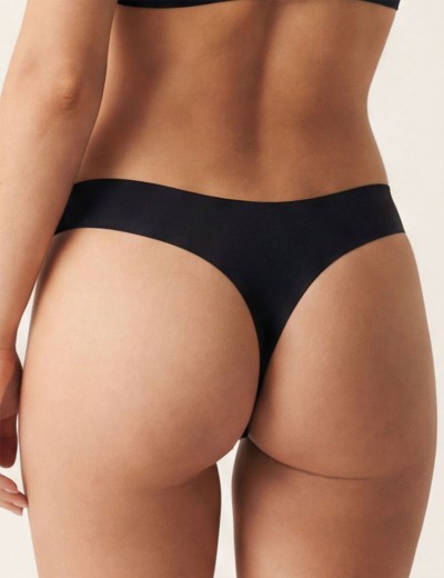 Бразилиана-невидимки из хлопка Infiore NATURALFIT 776 nero, Цвет: nero (черный), Размеры: S, изображение 6