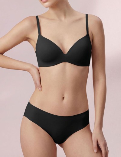 Бесшовные трусы из хлопка Infiore NATURALFIT 777 nero, Цвет: nero (черный), Размеры: S, изображение 3