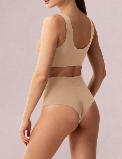 Высокие трусы бразилиана Infiore EVOLUTION 707 beige, Цвет: beige (бежевый), Размеры: M, изображение 4