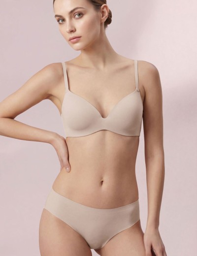 Бесшовный бюстгальтер Infiore NATURALFIT 770 sabbia, Цвет: sabbia (песочный), Размеры: 85B, изображение 5