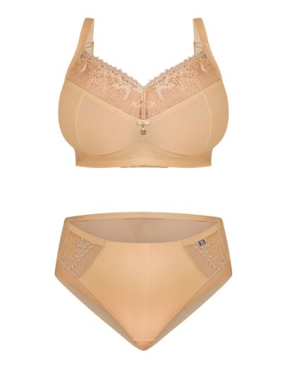 Высокие трусы слипы Kris Line NEL high waist, Цвет: персик, Размеры: L, изображение 6