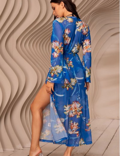 Длинное платье-туника Mia-Amore ANTIGUA 2175, Цвет: синий, Размеры: M, изображение 2