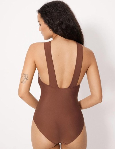 Совместный купальник Ysabel Mora CALETA 83472 коричневый, Цвет: коричневый, Размеры: 85B, изображение 2