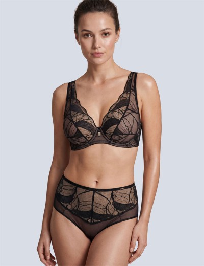 Кружевной бюстгальтер Alles RICH ENOUGH M Plus Bralette черный, Цвет: черный, Размеры: 100B, изображение 6