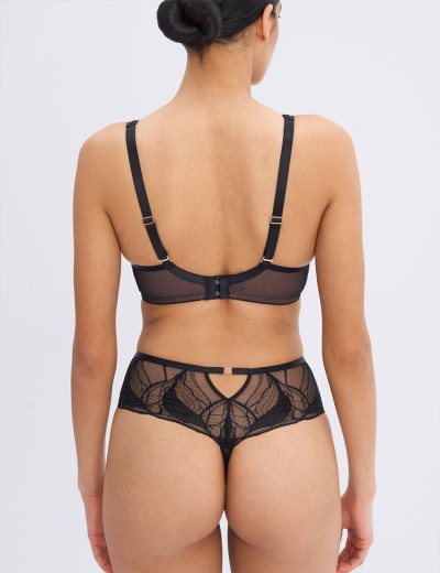 Кружевной бюстгальтер Alles RICH ENOUGH M Plus Bralette черный, Цвет: черный, Размеры: 100B, изображение 4