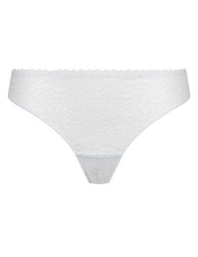 Кружевные трусы стринги Dim DAILY DENTELLE 0E95 белый, Цвет: белый, Размеры: XS, изображение 4