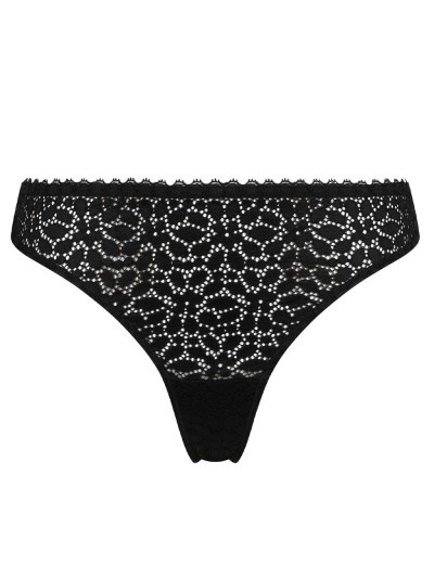 Кружевные трусы стринги Dim DAILY DENTELLE 0E95 чёрный, Цвет: чёрный, Размеры: XS, изображение 4