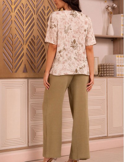 Комплект из хлопка-муслина Mia-Amore DORIN 5656, Цвет: мультицвет, Размеры: 2XL, изображение 2