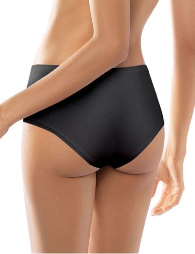 Трусы брифы хлопковые Sielei NATURAL COTTON 1441 nero, Цвет: nero (черный), Размеры: XS, изображение 2