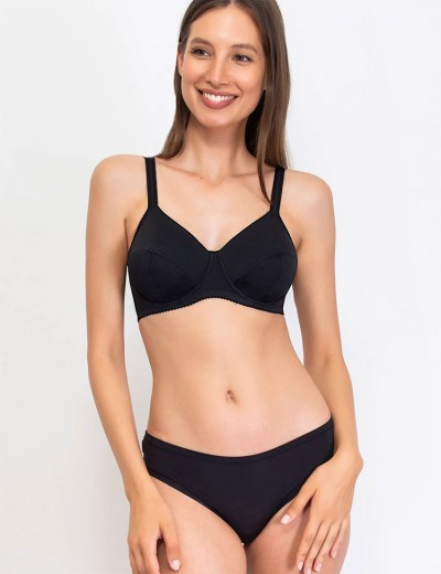 Бюстгальтер мягкая чашка Sielei DONNA 962 nero, Цвет: nero (черный), Размеры: 75D, изображение 4
