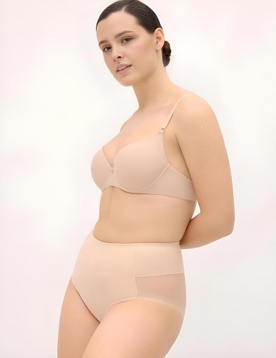 Высокие слипы Ysabel Mora 19091 COTTON WITH CONTROL телесный, Цвет: телесный, Размеры: M, изображение 3