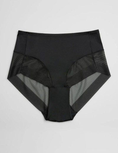 Трусы-невидимки с сеткой Ysabel Mora 19602 HIGH WAIST черный, Цвет: черный, Размеры: XL, изображение 3