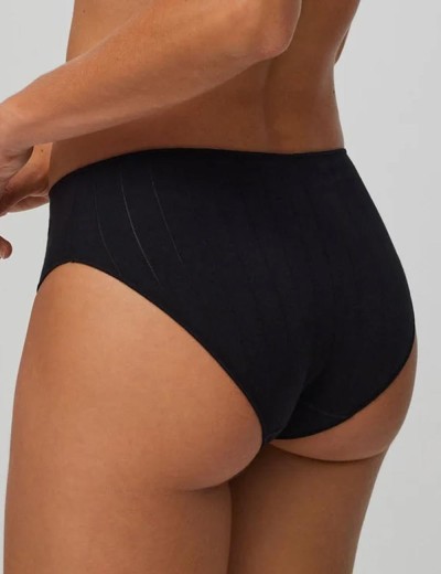 Хлопковые трусы слипы Ysabel Mora 19651 MIDI PANTY черный, Цвет: черный, Размеры: L, изображение 2