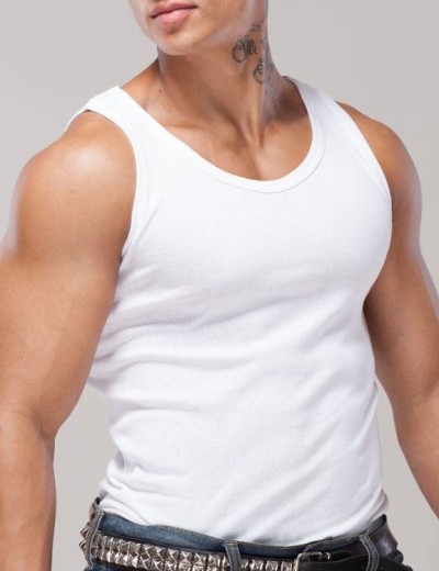 Майка мужская Opium R04 белый, Цвет: белый, Размеры: 4XL, изображение 2