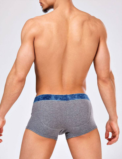 Мужские трусы боксеры Opium R-109 серый меланж, Цвет: серый меланж, Размеры: 3XL, изображение 2