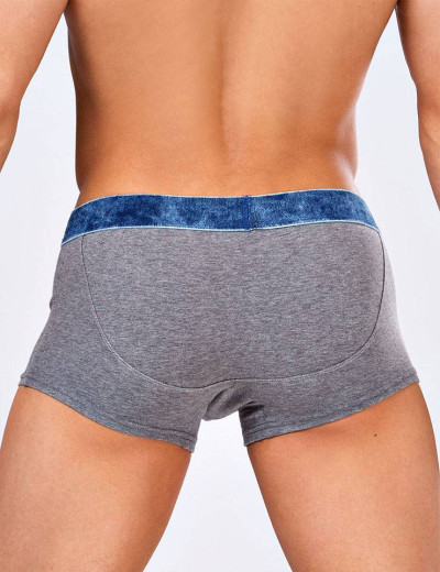 Мужские трусы боксеры Opium R-109 серый меланж, Цвет: серый меланж, Размеры: 3XL, изображение 4