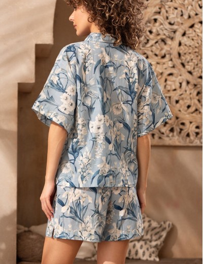 Комплект из рубашки и шорт Mia-Amore EIDAN 5735, Цвет: мультицвет, Размеры: L, изображение 2