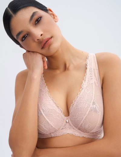 Бюстгальтер для большой груди Alles NOTHING LOUD M Plus Bralette, Цвет: телесный, Размеры: 80G, изображение 2