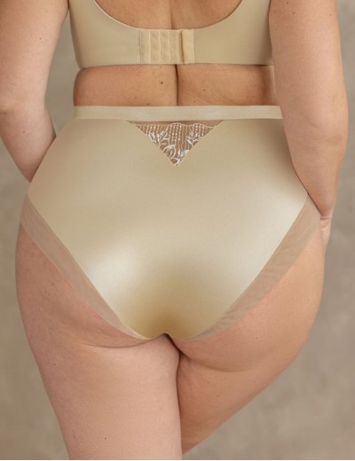 Высокие трусы Kris Line FIORE high waist телесный, Цвет: телесный, Размеры: 2XL, изображение 2