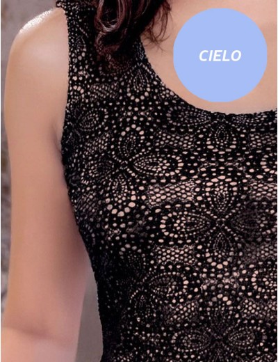 Ажурная кружевная майка Leilieve EMBRACE C8703 cielo, Цвет: cielo (голубой), Размеры: M, изображение 2