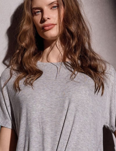Комплект оверсайз Lormar FITNESS 654128CO grigio melange, Цвет: grigio melange (серый), Размеры: S, изображение 2