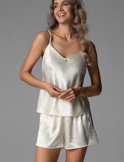 Пижама с кружевной спинкой Mia-Amore ANABELLA 4822 сливочный, Цвет: сливочный, Размеры: 2XL, изображение 2