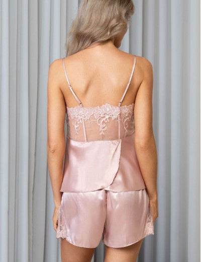 Пижама с кружевной спинкой Mia-Amore ANABELLA 4822 пудра, Цвет: пудра, Размеры: 2XL, изображение 2