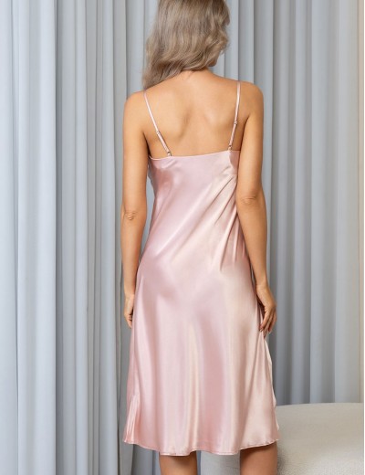 Сорочка средней длины Mia-Amore ANABELLA 4825 пудра, Цвет: пудра, Размеры: 3XL, изображение 2