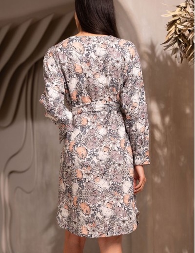 Короткая туника на пуговицах Mia-Amore DAISY 5821, Цвет: мультицвет, Размеры: 2XL, изображение 2