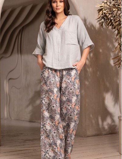 Комплект из хлопкового муслина Mia-Amore DAISY 5826, Цвет: мультицвет, Размеры: 2XL, изображение 3