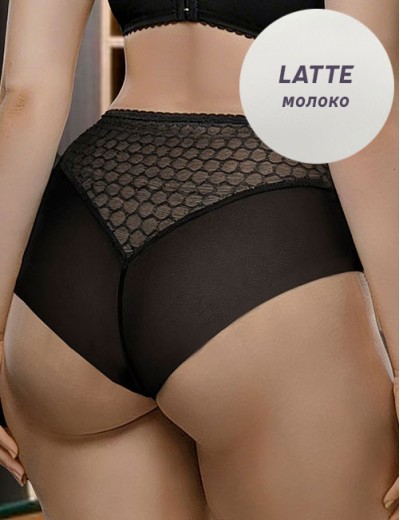 Завышенные трусы бразилина Mioocchi ОДРИ 8485 latte, Цвет: latte (молоко), Размеры: M, изображение 3
