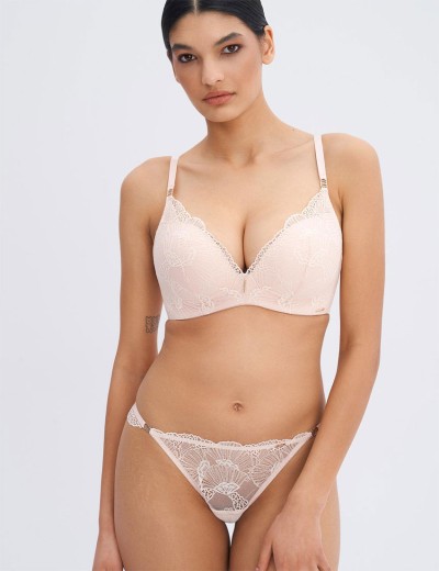 Кружевные стринги Alles POSH ROUTINE stringi телесный, Цвет: телесный, Размеры: S, изображение 3