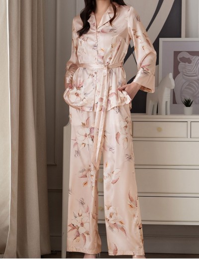 Шелковая пижама Mia-Amore GARDENIA 9026, Цвет: мультицвет, Размеры: 2XL, изображение 4