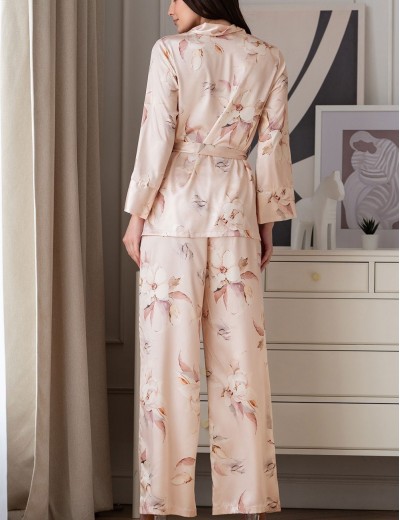 Шелковая пижама Mia-Amore GARDENIA 9026, Цвет: мультицвет, Размеры: 2XL, изображение 2