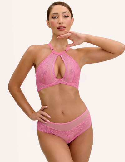 Бюстгальтер холтер Bella Misteria ROSE KISS soft bralette розовый, Цвет: розовый, Размеры: 65B, изображение 4