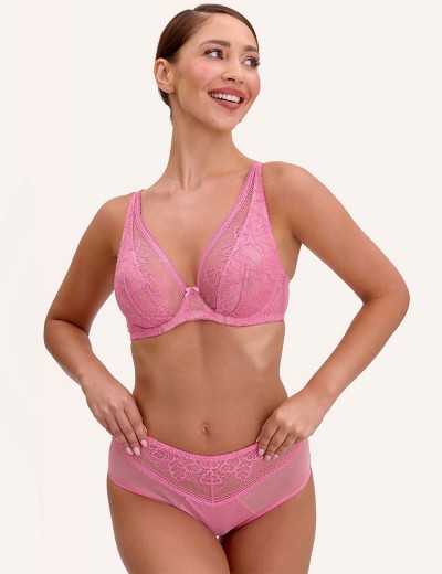 Бюстгальтер бралетт Bella Misteria ROSE KISS soft bralette розовый, Цвет: розовый, Размеры: 65E, изображение 4