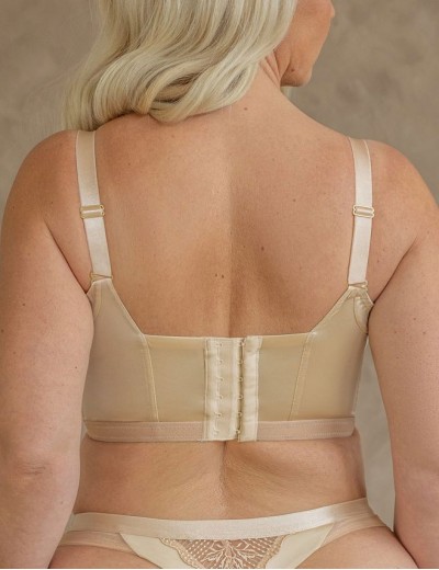 Формованный бюстгальтер бюстье Kris Line FIORE smoothbra телесный, Цвет: телесный, Размеры: 65G, изображение 4