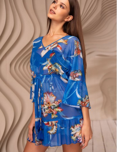 Короткая туника Mia-Amore ANTIGUA 2173, Цвет: синий, Размеры: 2XL/3XL, изображение 3