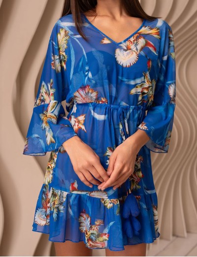 Короткая туника Mia-Amore ANTIGUA 2173, Цвет: синий, Размеры: 2XL/3XL, изображение 4