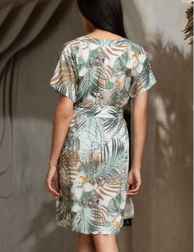 Короткая туника с поясом Mia-Amore LIANORA 5853, Цвет: мультицвет, Размеры: 2XL/3XL, изображение 2