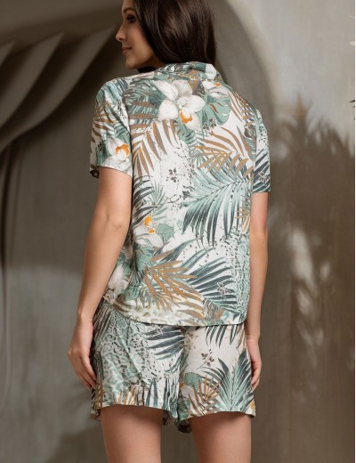 Пижама с шортами Mia-Amore LIANORA 5855, Цвет: мультицвет, Размеры: 2XL, изображение 2